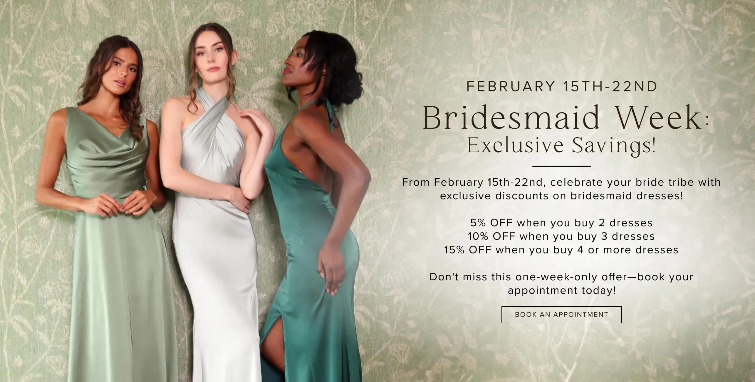 Bridesmaid Week Desktop Banner