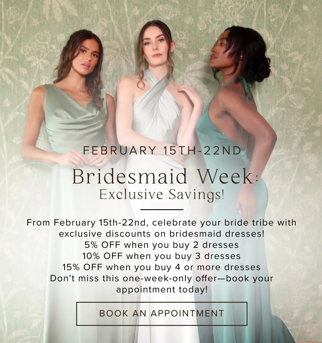 Bridesmaid Week Mobile Banner